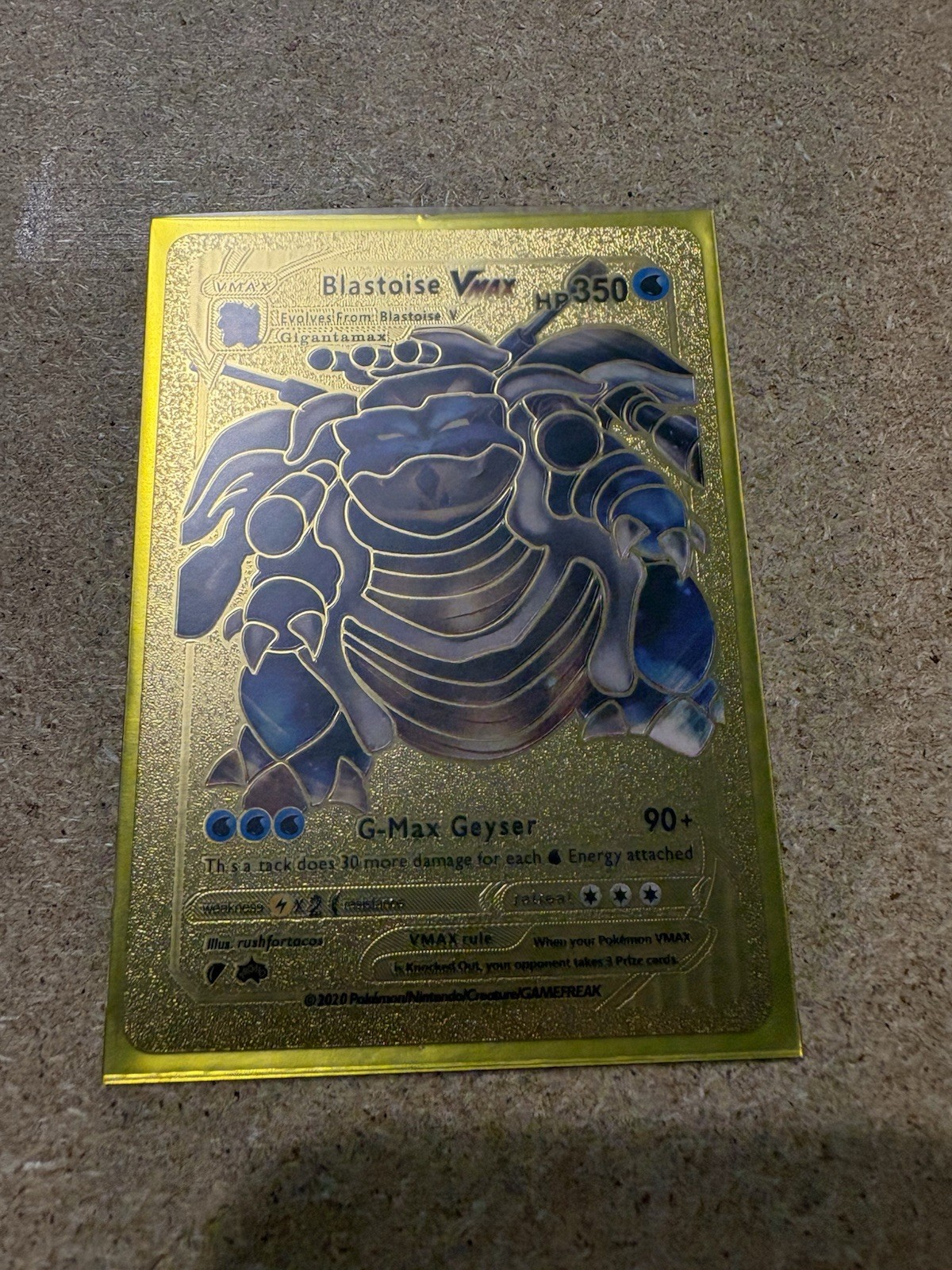 Blastoise VMAX Vmax 350 HP Holo Ultra Rare Pokémon TCG English 2020
