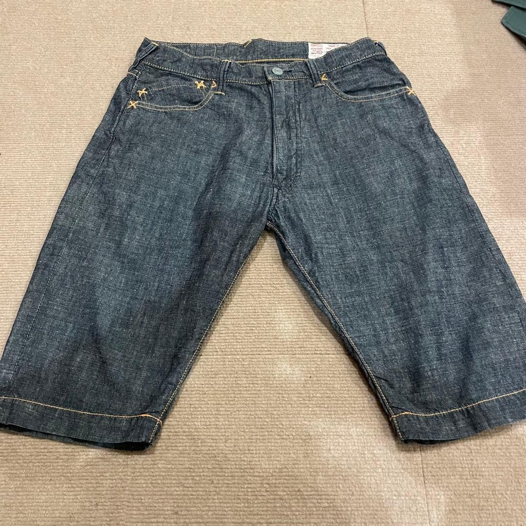 EVISU Women Rare Made In Japan 00S Denim Shorts 30 JPN Limited