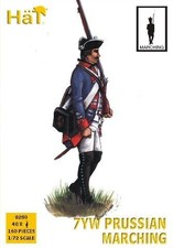 Hat Industries 8280 1/72 7 Years War Prussian Infantry Marching 40 