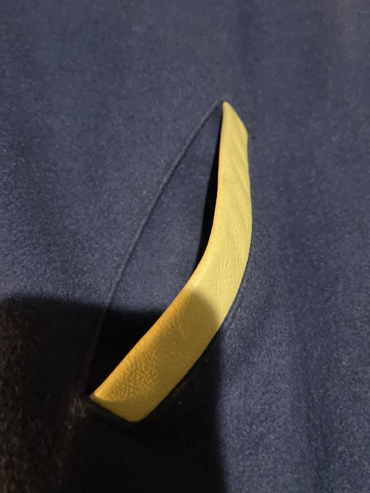 Chaqueta vintage Nike, New York Yankees, letterman cuero y lana talla XL Foto 4 de 4