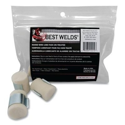 BEST WELDS 905-LUBE-PAD-6PK-PLAIN - Lube Pads/Plain Includes Clip 6/Pk
