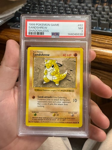 Sandshrew — Base Set (1st Edition,Shadowless)
