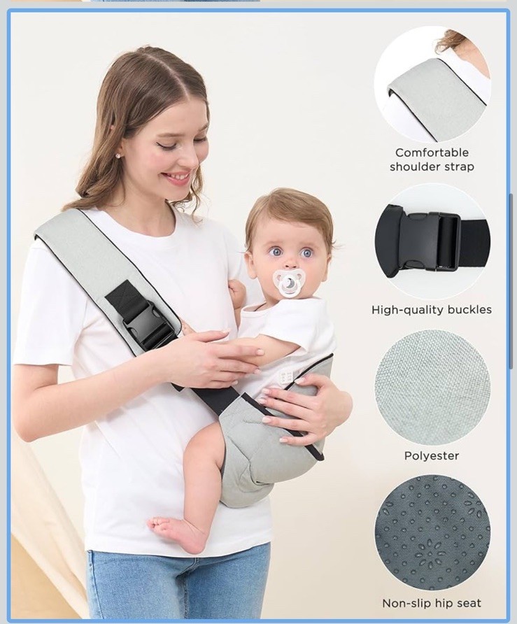 GAGAKU Toddler Carrier Adjustable Padded Sling Portable Ergo