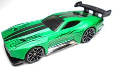 2022 HOT WHEELS HW DREAM GARAGE COUNT MUSCULA GREEN DIECAST 3" RACE CAR W/ BLACK