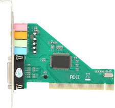 Sound Card,120Db PCI Plug and Play Sound Card Channel 4.1 for Computer Desktop I