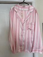 Bnwt Pink/White Striped Boux Avenue Oversized Long Legged Pyjama Rp£58