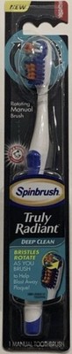 Arm & Hammer Spinbrush Truly Radiant Deep Clean Manual Toothbrush