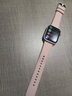 G39 44mm Smartwatch Pink Silicone Band Metal Case 8GB HR, iOS/Android + Charger — photo 3