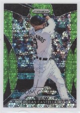2019 Panini Prizm Lime Green Donut Circle /199 Nick Castellanos Nicholas #93 5l1
