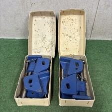 Vintage Sash Cramp or Clamp Heads Carpenters Tool x2 pairs, boxed,