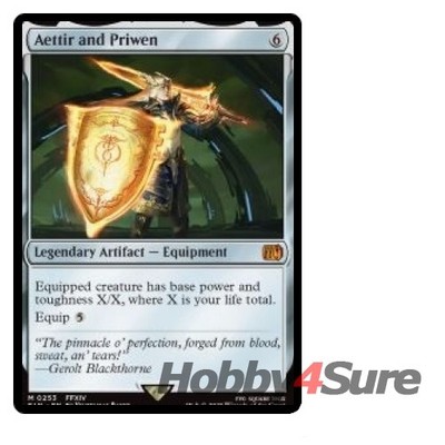 aettir and priwen mtg card (Borderless) Universes Beyond: Final Fantasy (FIN) #350 Aettir and Priwen - FINAL