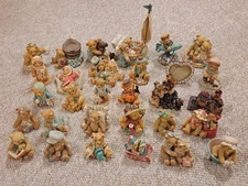 Enesco Cherished Teddies Boyds Bears & Friends 30 Teddy Bear Figurine Lot