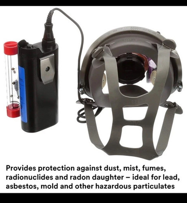 #ad 3M 6900PF Powerflow Full Face Mounted Powered Air Purifying Respirator Open Box $340.00