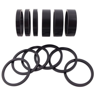 Fahrrad Gabel Spacer Set 12 Stück Aluminium 2mm 3mm 5mm 10mm für 28,6mm Rundro