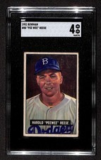 1951 Bowman #80 Pee Wee Reese HOF  SGC 4 VGEX C104456