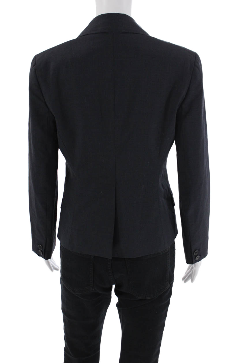 Theory Womens Wool Solid Single Breasted 2 Button… - image 4