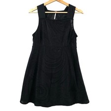 Free People Lace Mini Dress black size S