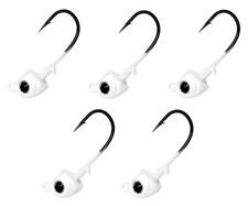 Tungsten Swimbait Jig Heads - 3D Realistic Eyes Attract Bass and More- Swim J...