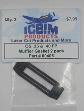 OS .35 &  .40 FP Exhaust/Muffler Gasket 2 Pack NIP