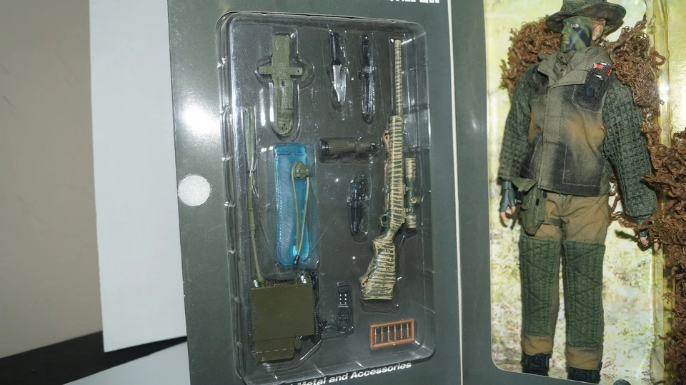 Figura de acción Elite Force 1:6 US Marine Corps Sniper Snake 12" No. 34298 con caja Foto 3 de 4