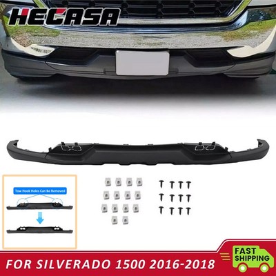 Front Bumper Lower Valance For 2016-2018 Chevy Silverado 1500 - With Tow Hook Holes - View #2