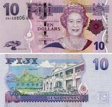 Fiji 10 dollars 2011 UNC (P111b)