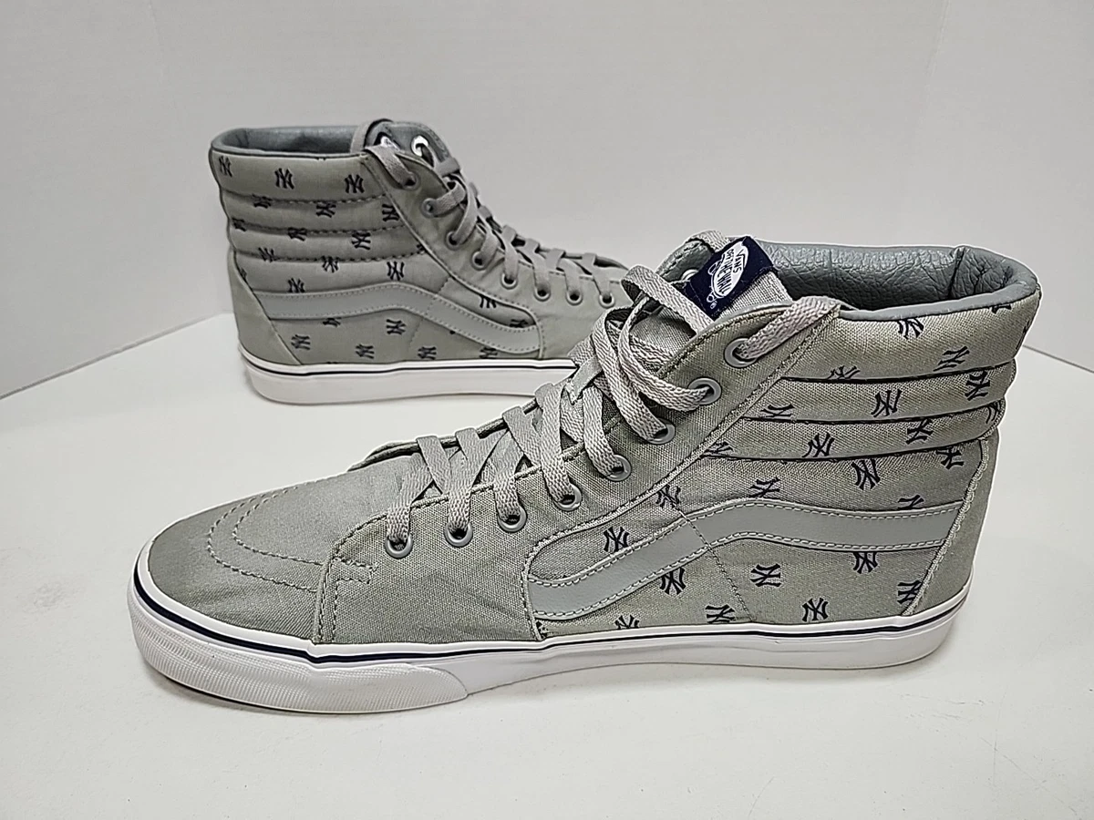 Brand New Vans SK8 ‘New York Yankees’ Limestone Vans SK8 High New York Yankees for Sale | Authenticity  main image 4