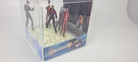 Shenmue I "70 Man Battle" 3D Cube Handmade Diorama Sega Dreamcast Video Game