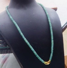 Video Certified Green A JADE Jadeite Beads Circle Necklace 24 inches    716068