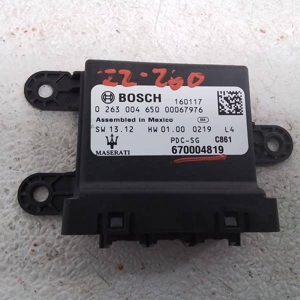 Maserati Ghibli 2016 Parking assist module P/N 670004819