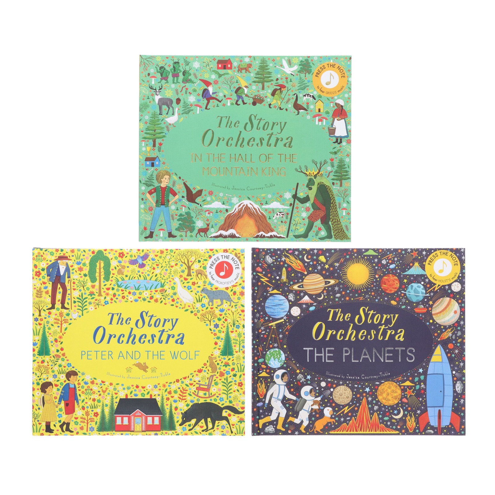 The Story Orchestra Series (Set 3) By Jessica Courtney-Tickle 3 Books - Age 3+