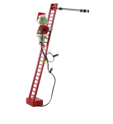40'' Animated Super Climbing Grinch - Musical Decoration by Mr. Christmas 