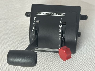 Precision Flight Controls Single Engine Throttle Quadrant