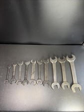 10 Antique Open End Box Wrenches Many Different Brands JH Williams, Fairmount
