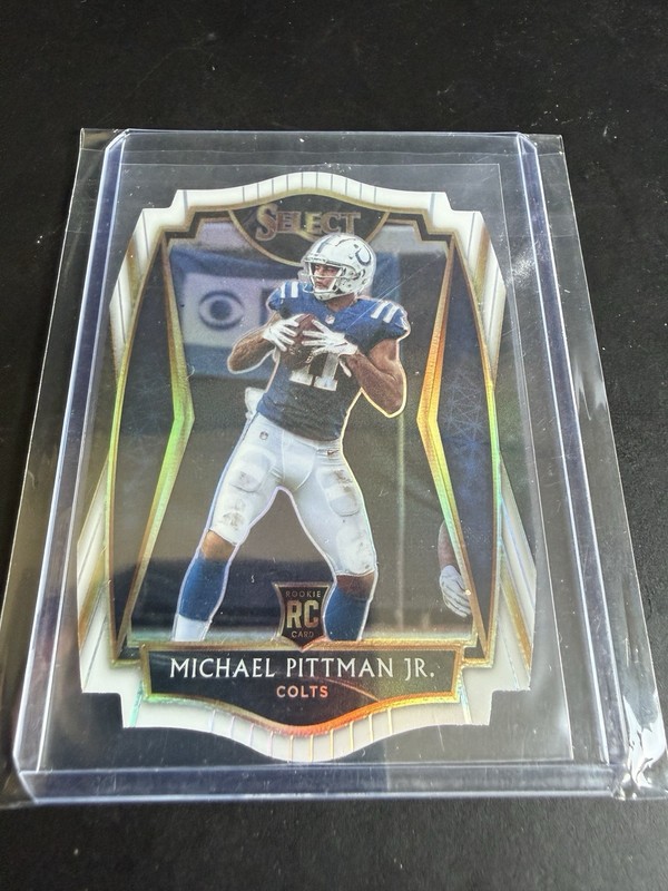 2020 Panini Select Premier Level Michael Pittman Jr. #162 White Prizm RC