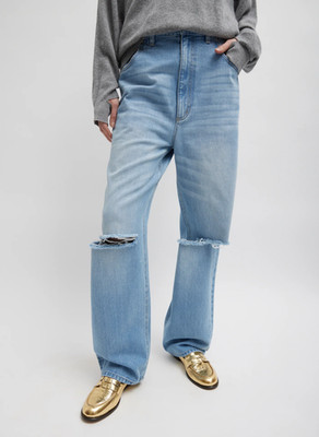TIBI Vintage Wash Denim Ryder Jean Color Vintage Blue Sz 31 R (regular) NWT$445