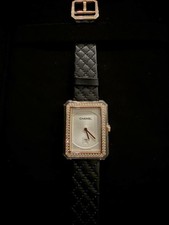 Chanel Boyfriend Watch Gold Diamond H4469 Gold 27k MSRP