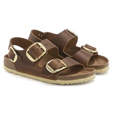 Birkenstock - 1024067 MILANO COGNAC - Sandalo due fibbie