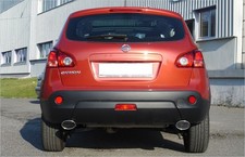 FOX Sportauspuff Nissan Qashqai J10 Diesel Endrohr 115x85mm oval re/li