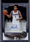 2025-26 Bowman Xaivian Lee Chrome Auto Autograph 1st Prospect #CPA-XL Gators