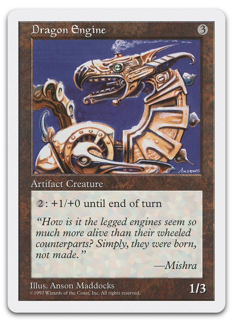 Dragon Engine (LP) Fifth Edition 5ED Magic MTG