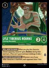 078/204 Lyle Tiberius Rourke - Cunning Mercenary Disney Lorcana into the inkland