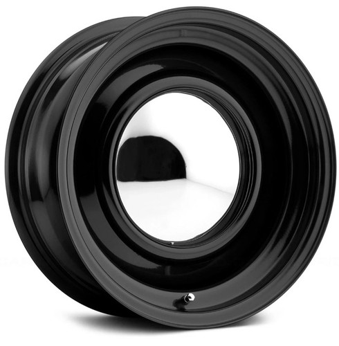 Allied Wheel Components 61B SMOOTHIE Wheel 15x7 (6x5.5) Black Single Rim