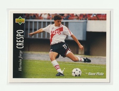 1995 UPPER DECK FUTBOL ARGENTINO ROOKIE [ HERNAN CRESPO ] RIVER PLATE