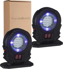 2 Pcs Dry Fire Laser Training System with Portable Laser Targets for Shooting US