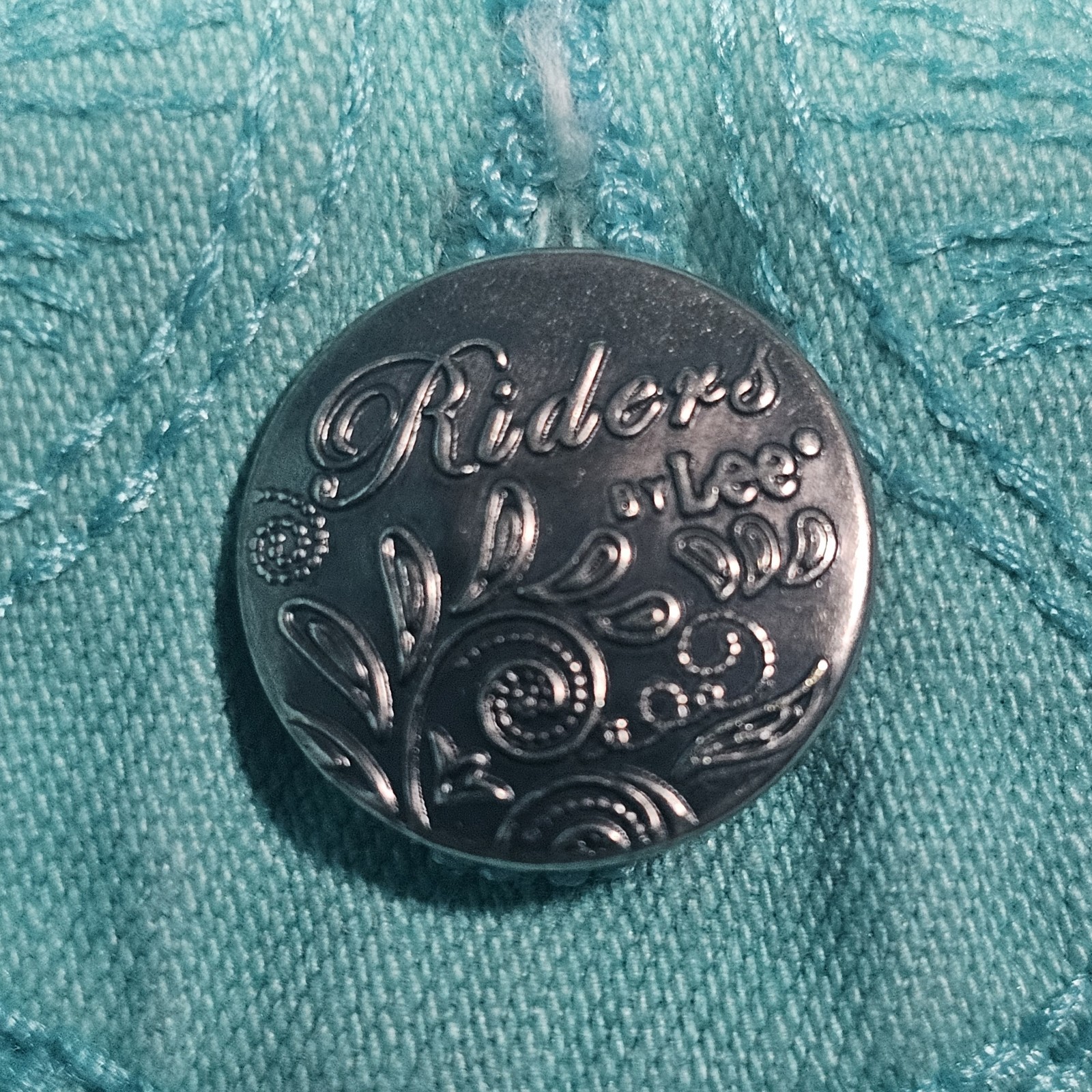 Riders by Lee Womens Denim Jeans Aqua Size 6 6/M Medium thumbnail 4