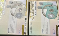 Alma Retro Wireless Karaoke Machine with 2 Wireless Microphones