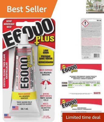 Craft Studio Essential: E6000 Plus - 56.1ml Waterproof & Strong Clear Glue