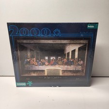 The Last Supper by Leonardo Da Vinci 2000 Piece Puzzle Buffalo 38.5x26.5 Sealed