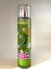 Bath & Body Works Holiday Pickle Ornament Fine Fragrance Mist Spray Splash  8oz.